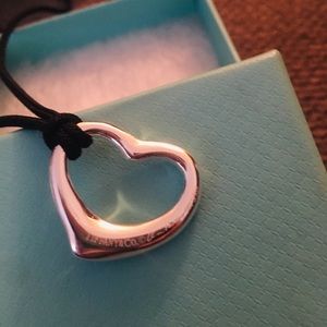 Authentic Tiffany & Co open heart necklace